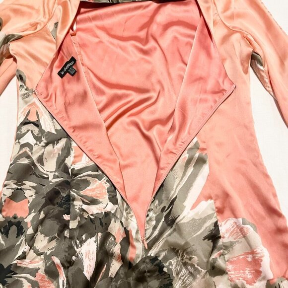 Le Chateau Floral Long Sleeve Dress Womens Size XL Sleeve Slip Dress - Picture 16 of 16